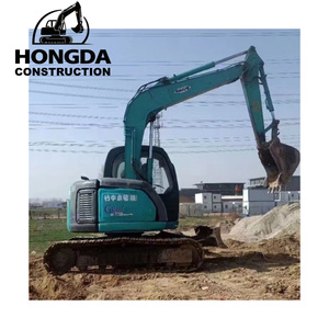 Mini pelle sur chenilles Kobelco SK 75 d'occasion à vendre haute qualité bonne performance Kobelco SK75 du Japon original bon marché - Product Image 4