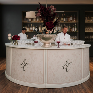Mostrador Buffet Comercial Moderno en Plata y Oro para Bodas, Hoteles, Hogar y Oficina, Ecológico, Multifuncional, de Acero Inoxidable - Product Image 4