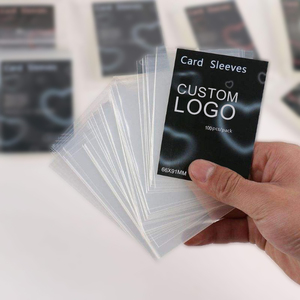 2025 Vente <span class=keywords><strong>en</strong></span> Gros Manches Souples Personnalisées 100 Pièces pour Cartes de Baseball, Protecteurs de Manches de Cartes pour Sports, Football et Jeux de Cartes à Collectionner - Product Image 1