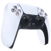 Pièces de rechange pour joystick EXtremeRate, plaque frontale, bouton translucide pour Playstation5, pour manette PS5, kit de boutons entièrement transparents
