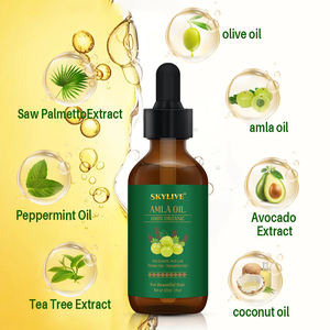 Nuovo Olio Essenziale Puro Anticaduta, Olio Naturale Organico di <span class=keywords><strong>Amla</strong></span> per la Crescita dei <span class=keywords><strong>Capelli</strong></span> e il Trattamento della Calvizie - Product Image 4