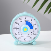 Minuteur visuel de compte à rebours de 60 minutes, alimenté par piles, silencieux, outil de gestion du temps pour enfants, étude, salle de classe, cuisine, cuisson, TDAH