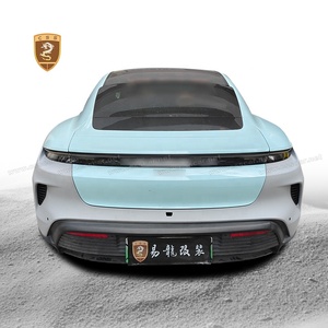Kit carrosserie en carbone sec pour <span class=keywords><strong>Porsche</strong></span> <span class=keywords><strong>Taycan</strong></span> Turismo, conversion de l'ancien au nouveau <span class=keywords><strong>Turbo</strong></span> <span class=keywords><strong>S</strong></span>, kit carrosserie, lèvre avant, pare-chocs arrière, évents d'air - Product Image 6