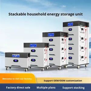 Sistema de Almacenamiento de Energía Doméstico Apilable de 51.2V, Todo en Uno, con Batería de Litio Ferrofosfato y Paneles Solares Monocristalinos - Product Image 4