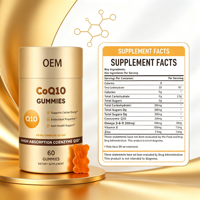 Julong Private Label Co-enzym Q10 Gummies Immuniteitversterkende Ondersteuning Natuurlijke Antioxidanten Vitaminen CoQ10 Gummies voor Hartgezondheid