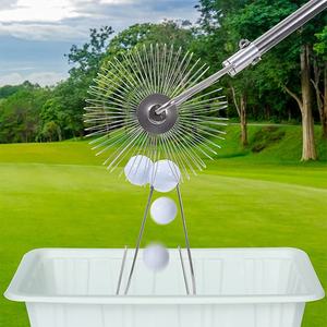 <strong>Golf</strong> <strong>Ball</strong> Retriever, Rolling <strong>Golf</strong> <strong>Ball</strong> <strong>Picker</strong> <strong>Upper</strong>, Nut Walnut Ping Grabber Collector Tray, Hold 40 <strong>Balls</strong> - Product Image 1