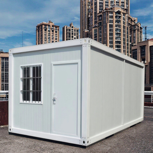 Moderna Villa Modular Prefabricada de 3 Dormitorios, Contenedor Transpirable Plegable en X de Acero de 20 pies con Paneles Sándwich, para Hotel u Hogar - Product Image 4