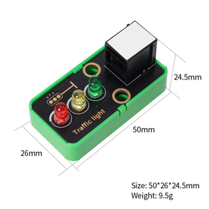 带外壳的儿童易插头杆电子积木交通灯发光二极管模块 - Product Image 6