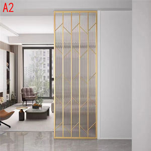 ผนังกั้นห้องโลหะสีทองที่ทันสมัยสำหรับห้องนั่งเล่นสไตล์การออกแบบตกแต่งภายใน - Product Image 2