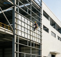 Bâtiment d'entrepôt industriel préfabriqué en structure métallique - Marque Yi Guanlin, garantie 5 ans, fabricant sur mesure sur site