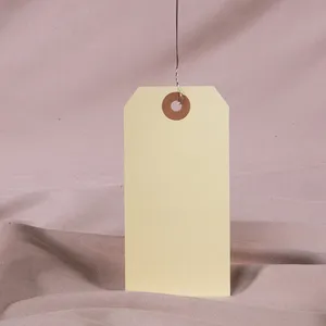 100 etiquetas de precio de Manila con ojales, etiquetas de envío en blanco, etiquetas para carpetas de archivo, productos de archivo - Product Image 4