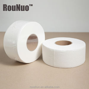 Superventas madera pulpa <span class=keywords><strong>2</strong></span> capas de tejido en relieve blanco Jumbo airlaid papel higiénico - Product Image 1