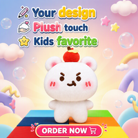 Peluche personnalisée mignonne en forme de pomme, jouet en peluche doux, animal en peluche, OEM ODM, faible MOQ, pour cadeau d'enfant, vente en gros