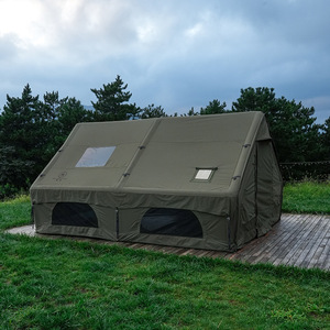 Tente gonflable Xintu Air Tent 3x4x2.1m vert militaire, pour le camping, sans installation requise, imperméable 3000MM, pour 3-4 personnes - Product Image 2