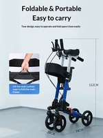 Nouveautés 2026 Déambulateur Rollator pour personnes âgées avec chariot de courses en acier léger et portable Guangdong