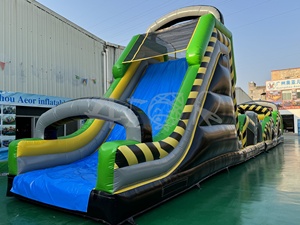 Sân chơi bơm hơi trò chơi Inflatable nhảy lâu đài rừng trượt Combo Nhà Máy Giá Inflatable các chướng ngại vật - Product Image 5
