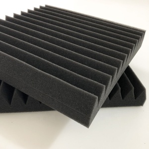 Pannelli a parete in schiuma acustica ignifuga dal Design moderno 30x30x5 cm 12 pezzi stile di foglio a cuneo di assorbimento acustico degli studi dell'hotel - Product Image 3