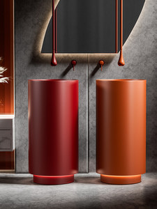 <span class=keywords><strong>Lavabo</strong></span> Colonne Cylindrique Moderne de Luxe <span class=keywords><strong>pour</strong></span> Hôtel, Modèle Hot Explosions, à Poser au Sol - Product Image 1