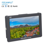 Moniteur d'appareil photo FEELWORLD P7S 7 pouces 2200 nit ultra lumineux lisible en plein soleil 3G-SDI/4K I/O pour DSLR Vente directe usine OEM/ODM