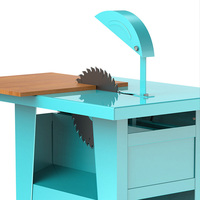 Scie à table horizontale professionnelle durable 3KW/4KW avec moteur, tension personnalisée, scie circulaire de banc pour ateliers de menuiserie