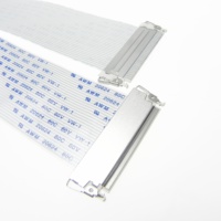 Awm 21107 80c 60v Vw-1 50pin 0.5mm 1.0mm Pitch fleksibel kabel Ffc untuk HP Officejet Pro 7720 7730 7740