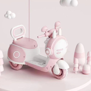 Motocicleta Eléctrica Infantil Triciclo Recargable Con Barra de Empuje Para Niños de 1 a 6 Años - Product Image 3