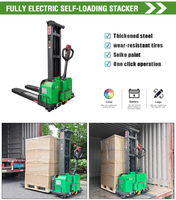 Chariot élévateur de levage automatique de vente chaude 1000KG chariot élévateur portatif d'empileur d'auto-chargement