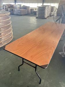 Grande Tavolo Rotondo Pieghevole in Legno Moderno per Esterni - Vendita Diretta dalla Fabbrica, Personalizzabile, Sconto Quantità - Product Image 6