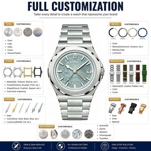 OEM Custom High-end Luxury SW330-2 GMT Automatic Watch Factory Premium Stainless Steel Men Limited Edition Mechanical Watches - Product Image 2