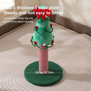 Entrega Rápida, Árbol de Navidad para Gatos de 20.9'' de Altura, Torre de Sisal, Material Ecológico, Regalo Festivo para Gatos Grandes - Product Image 4