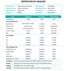 植物提取物Maral根/Rhaponticum Carthamoides提取物粉末10% turksterone胶囊 - Product Image 5
