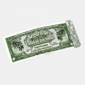 Sello Verde en la Caja de Cigarros Cubanos, Cajas de Cigarros con Pruebas de Autenticidad con <span class=keywords><strong>Imagen</strong></span> Fluorescente Verde Oculta, Sellos y Códigos de Verificación - Product Image 2