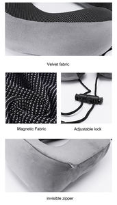 Oreiller de voyage en mousse à mémoire de forme en U de haute qualité pour avion, voiture et train – Vente en gros - Product Image 5