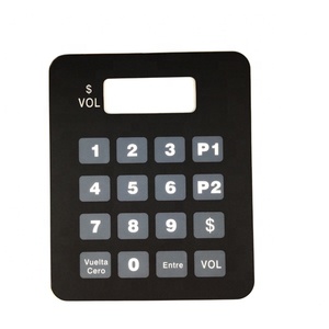 Bảng Dán Nhãn 0.25Mm Nút Số Phẳng Ma Trận Nền Đen - Product Image 2