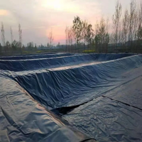 Geomembran HDPE Tekstur Tunggal 1.0-2.5mm Ideal untuk TPA Lereng, Tumpahan Tambang & Dinding Bendungan