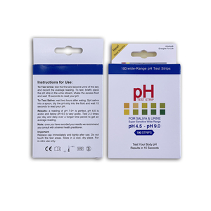 Medical <strong>pH</strong> <strong>Test</strong> <strong>Strips</strong> for Urine and Saliva 100 <strong>Strips</strong> <strong>ph</strong> Universal Indicator Paper - Product Image 2
