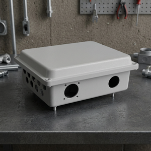 Boîtier de jonction en aluminium moulé sous pression, revêtu de peinture en poudre, avec dimensions sur mesure - Product Image 2