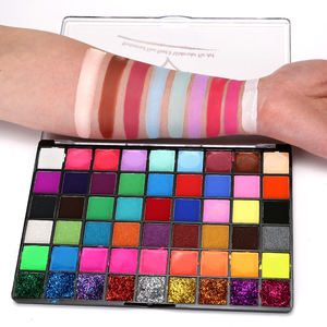 Paleta de 54 Colores de Pinturas Corporales Naturales a Base de Plantas, Seguras para Niños, para Maquillaje Artístico, Navidad, Halloween y Representaciones Escénicas - Product Image 6