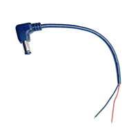 Kabel Ekstensi Daya DC 90 Derajat 5.5x2.1mm DC5521 Jack Male ke Male untuk Audio TV Kamera