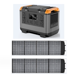 Station d'alimentation portable 3000W, charge rapide, haute puissance, stockage d'énergie pour le camping en plein air, contrôleur solaire MPPT, prises EU US - Product Image 1
