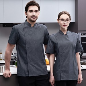Heren Lange Mouwen Herfst Winter Professionele <span class=keywords><strong>Chef</strong></span>-Koksjas Hotel <span class=keywords><strong>Chef</strong></span>-Uniform Voor Fine Dining Restaurant Keuken Voor Uniformen - Product Image 2