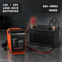 Chargeur de batterie intelligent à impulsions 600W 110V-250V 50-60Hz pour batteries au plomb 12V 24V 6-400Ah pour l'entretien des batteries automobiles