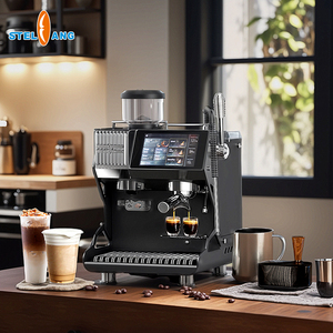 Cafetera Espresso Italiana Comercial Semiautomática con Función Automática para Hoteles, Hogares y Exteriores - Product Image 5