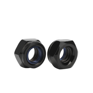 Tuercas de Seguridad Hexagonales de Acero al Carbono con Recubrimiento de Zinc DIN985 Anti-aflojamiento - Product Image 2
