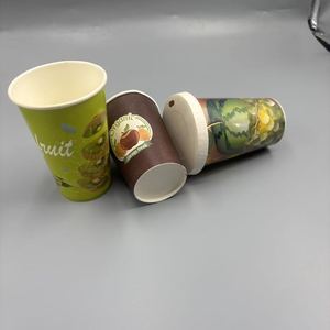 Hot Selling Food Grade Eco Friendly <b>Disposable</b> Single Double Wall Aluminum Paper <b>Cup</b> Wholesale For Coffee Carbonated Drinks - Product Image 5