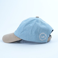 Yukaihe, venta al por mayor, sombreros de algodón de 6 paneles de alta calidad, parches bordados personalizados, gorras de béisbol, gorras deportivas