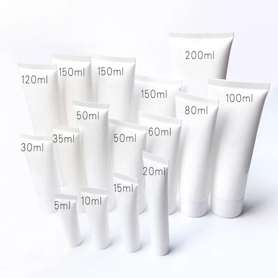 50ml 80ml 100ml 120ml 150mlプラスチック製の空のソフトチューブ