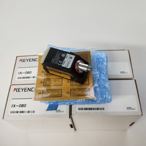 หัวเซ็นเซอร์เลเซอร์แบบหลายจุดติดตั้งถาวร IX-080 ระดับ IP67 สูง ผลิตในญี่ปุ่น สำหรับการกำหนดตำแหน่งและการตรวจสอบในอุตสาหกรรม - Product Image 1