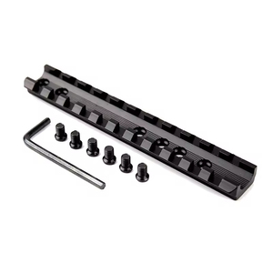 Support universel en alliage d'aluminium CNC pour appareil photo et jumelles - Optique 11-20 mm, base 125 mm, noir, durable - Product Image 5