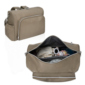 <span class=keywords><strong>Sac</strong></span> d'accessoires pour poussette en nylon personnalisé Organisateur de poussette étanche pour bébé avec porte-gobelet isolé <span class=keywords><strong>Sac</strong></span> de poussette pour couches pour bébé - Product Image 6